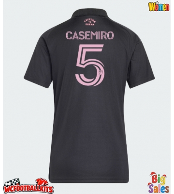 Inter Miami Casemiro #5 Replica Away Stadium Shirt for Women 2026-27 Short Sleeve